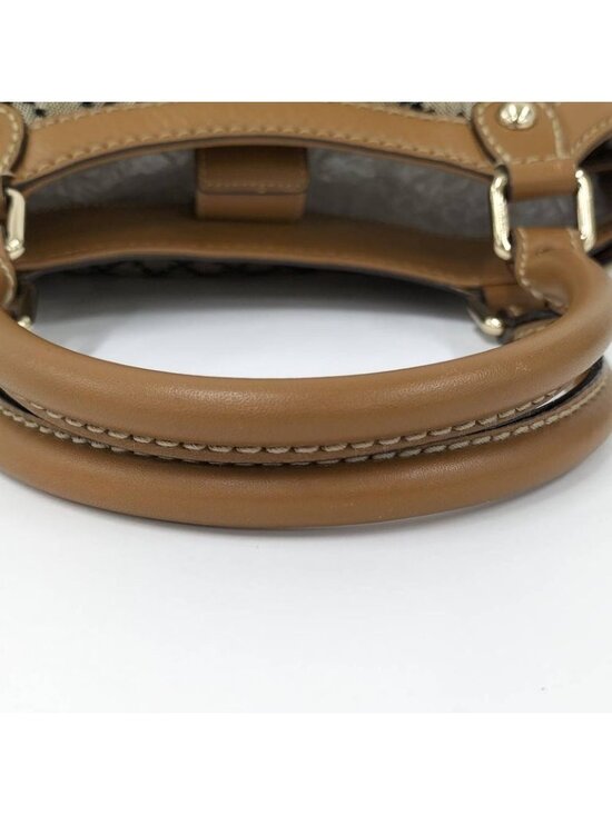 34475248_65582610_600.jpg Gucci Handbag Diamante Canvas Leather Brown